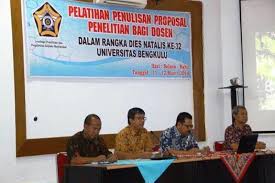Maybe you would like to learn more about one of these? Lppm Gelar Pelatihan Penulisan Proposal Penelitian Universitas Bengkulu