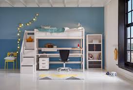 Minimal yet contemporary in design it makes the most of even the most compact spaces. Lifetime High Sleeper Desk Bed With Steps Nubie Kids