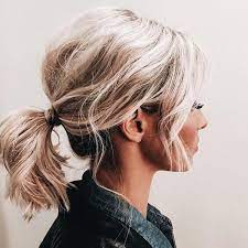 10 Things Girls With Short Hair Are Tired Of Hearing Her Campus Short Hair Ponytail Hair Styles Tail Hairstyle