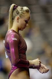 8 Memorable Female Athletic Hairstyles At London 2012 Olympics Gymnastics Hair Gymnastics Meet Hair Athletic Hairstyles