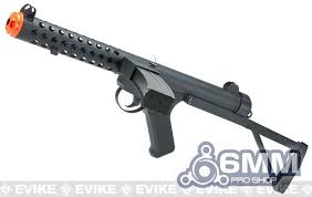 Not only was it a real world weapon, but is served as the basis for the e11 blaster carried by stormtroopers in star wars. 6mmproshop Full Steel Wwii Sterling L2a1 Airsoft Aeg Submachine Gun Airsoft Guns Airsoft Electric Rifles Evike Com Airsoft Superstore