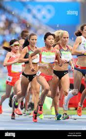 Rio de Janeiro, Brazil. 12th Aug, 2016. (L to R) Yuka Takashima, Hanami  Sekine (JPN) Athletics : Women's 10000m Final at Olympic Stadium during the  Rio 2016 Olympic Games in Rio de