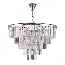 Check spelling or type a new query. Circular 12 Light Chandelier Polished Chrome Crystal 5 Tiers