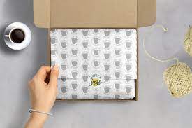 Cute branded packaging and custom tissue paper with branding pattern. Branded Tissue Paper Custom Tissue Paper Printed Tissue Etsy