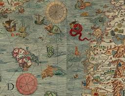The Carta Marina 1539 By The Swedish Topographer Olaus