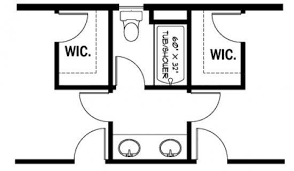 Pin By Brandon N Det A Clements On Bathroom Pinterest Jack And Jill Bathroom Bathroom Floor Plans Jack And Jill