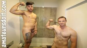 Australian Gym Fit Jocks Get Naked At Home & Flex Those Fit Bodies and Then  Fuck On Camera