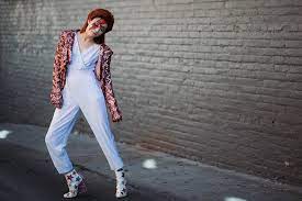 That's when david bowie's alter ego came to mind. Ca7 Davied Bowie 1 Halloween Buffalo Exchange New Recycled Fashion