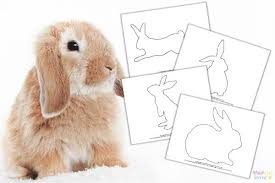 Since spring is almost here, we're beginning to share all of our favorite handprint easter crafts. Free Printable Bunny Rabbit Templates Mombrite