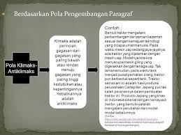 Paragraf tersebut adalah jenis paragraf induktif, sebab kalimat utama terletak pada akhir paragraf, yaitu begitu juga di asia, umumnya penderita jantung koroner disebabkan oleh pola makan yang banyak. Paragraf Berdasarkan Pola Pengembangan Dan Kalimat Utama Ppt Download