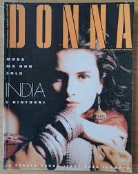 Donna No 93 April 1989 Italian Foreign Original Vintage Fashion Magazine  Gift Birthday Present
