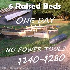 Repurposed bed support raised bed. Build 6 Raised Beds In One Day On A Budget Home Grown Fun