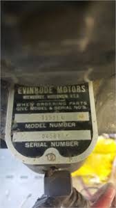Solved Evinrude Outboard Motor Model Number 35531 Need More