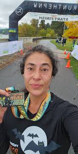 BIG day for me🎉🎉🎉 I finally did it!!!! My first sub-2hr half-marathon.  My left thigh isn't real happy with me, but it'll get over it. Bonus: they  gave us hot chocolate with