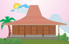 Dulu dikatakan jika hanya orang terpandang dan orang kaya saja yang bisa membangun rumah joglo tersebut sehingga secara tidak langsung, rumah joglo ini juga bisa menunjukan status sosial dan ekonomi dari pemilik rumah tersebut. Rumah Adat Jawa Tengah Nama Gambar Komponen Lengkap Pelajarindo Com
