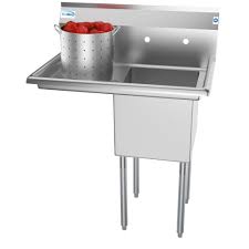 freestanding stainless steel
