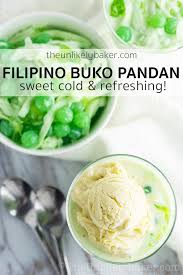 Buko Pandan Recipe Refreshing Filipino Dessert Buko Pandan Recipe Filipino Desserts Easy Ice Cream Recipe Homemade