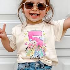 Princess 4 Birthday Shirt