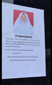 We have 1 images about imagespdf surat laporan kehilangan orang including images pictures photos wallpapers and more. Pengumuman Orang Hilang Brainly Co Id