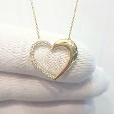 Maybe you would like to learn more about one of these? 14k Heart Diamond Necklace Women S Pendant Gift For Her Valnetines Day Jewelry Pendants Valresa Com