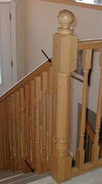 How to remove spindal railing from.floor. Wood Stair Railing Removal And Reinstallation