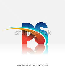 Initial Letter Ps Logotype Company Name Colored Red And Blue And Swoosh Design Vector Logo For Business And Company Id Initial Letters Company Names Lettering Je me suis amusé à crée une animation ( pub ) à l'occasion de la prochaine console de sony. initial letter ps logotype company name