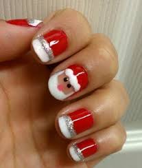 Resultado de imagem para unha decorada para o natal passo a passo
