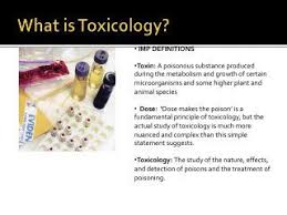 Forensic Toxicology A General Introductionjoulyn V Kenny Msc Forensic Science Forensic Toxicology Forensic Science Forensics