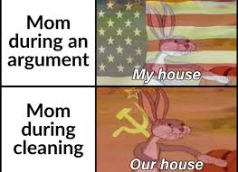 Bugs bunny no meme template. Communist And Capitalist Bunny Memetemplatesofficial