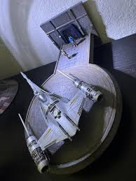 Just wanted to take some quick pictures to show off this amazing custom  ship landing platform I got off Etsy! The quality is insane