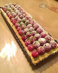 Ma Tarte Aux Framboises Et Zestes De Citron Tarte Framboise Tarte Dessert