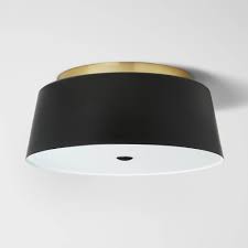 Buy ceiling flush mounts and get the best deals at the lowest prices on ebay! Must Have Semi Flushmount Ceiling Light Black Gold Pillowfort From Pillowfort Accuweather Shop