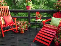 Black And White Deck Decor Hooray For The Red White And Blue Black Deck Patio Deck Designs Outdoor Deck Furniture