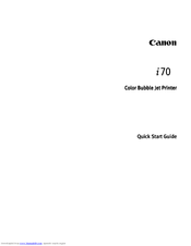 It contains circuit diagrams ( schemas ) etc. Canon I70 Series Manuals Manualslib