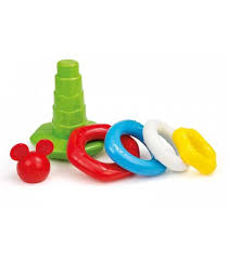 Your little one will have hours of fun and education learning to stack these colorful rings, right over baby mickey's head. Mickey Mouse Stacking Rings Clementoni Futurartshop