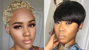 The look can be simple and chic or textured and funky, whatever short hairstyle you may go for it will surely get you noticed. Chic Fall 2020 Winter 2021 Short Hairstyle Ideas For Black Women Youtube