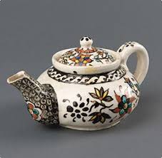 Turkish From Kutahya Early 20th Century Seramik Kobalt Mavisi Seramik Sanati