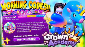 All Working Codes Free Pearls Crown Academy Roblox Youtube