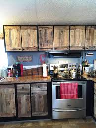 Want to refurnish your house with wooden pallet furniture? Kitchen Cabinets Using Old Pallets Easy Pallet Ideas