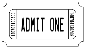 Download Hello All When I Woke Up This Morning It Was Raining And I Am Freezing Temperates Here On On The Do Admit One Ticket Ticket Template Blank Ticket Template