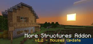 With this mod the user crafts blocks, that when right clicked will spawn certain structures. More Structures Addon V1 2 Naturally Generating Minecraft Pe Mods Addons