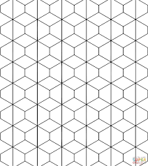 Free printable large full page trapezoid shape for crafts. Tessellation With Rhombus And Trapezoid Super Coloring Free Printable Coloring Pages Free Printable Coloring Printable Coloring Pages