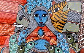 Buy Shiva Getting Drunk | Gond Painting ...