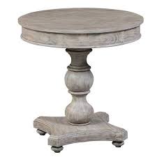 Hawthorne Estate Round Turned Post Accent Table Walmart Com Round Accent Table Accent Table End Tables