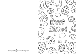 We have a lot of easter coloring pages for kids, but teens and adults love easter too. Easter Coloring Cards Printable Best Coloring Pages
