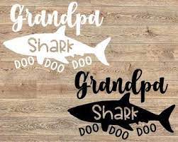 Download Grandpa Shark Svg Doo Doo Doo Father S Day Papa Sea World Doo Baby Family 1307s