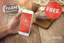Download Free Farm Breakfast Iphone 6 Mockup Mocup Psd Mockups And Stock Photos Free Iphone 6 Mockup Free Psd Iphone Mockup