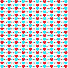 Download, share or upload your own one! Blue And Red Hearts On White Background Stock Images
