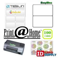 When you're satisfied, click save as at the top to give your card a name. Create 100 Id Cards At Home Print Home Kit From Idcardsupply