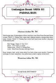 Download Undangan Reuni Word Doc Salamun Picassa Pendidikan Undangan Sekolah